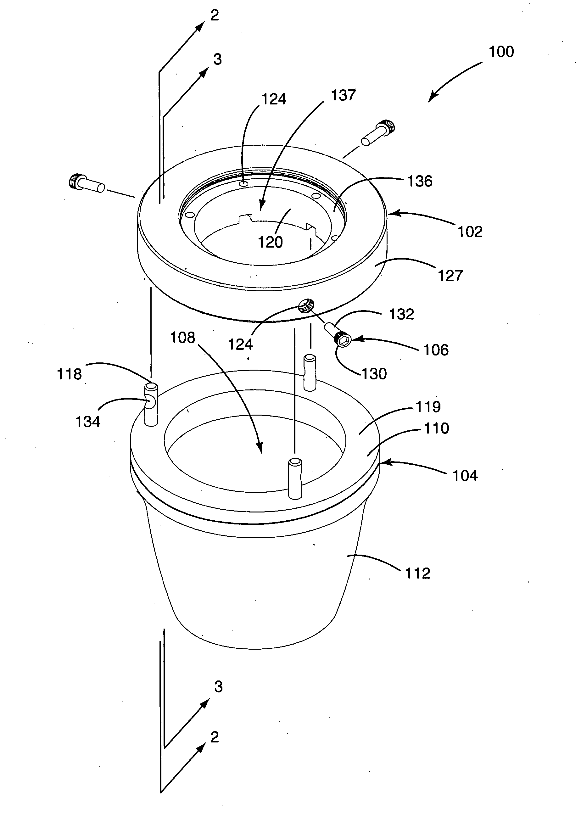 Stripper rubber retracting connection system