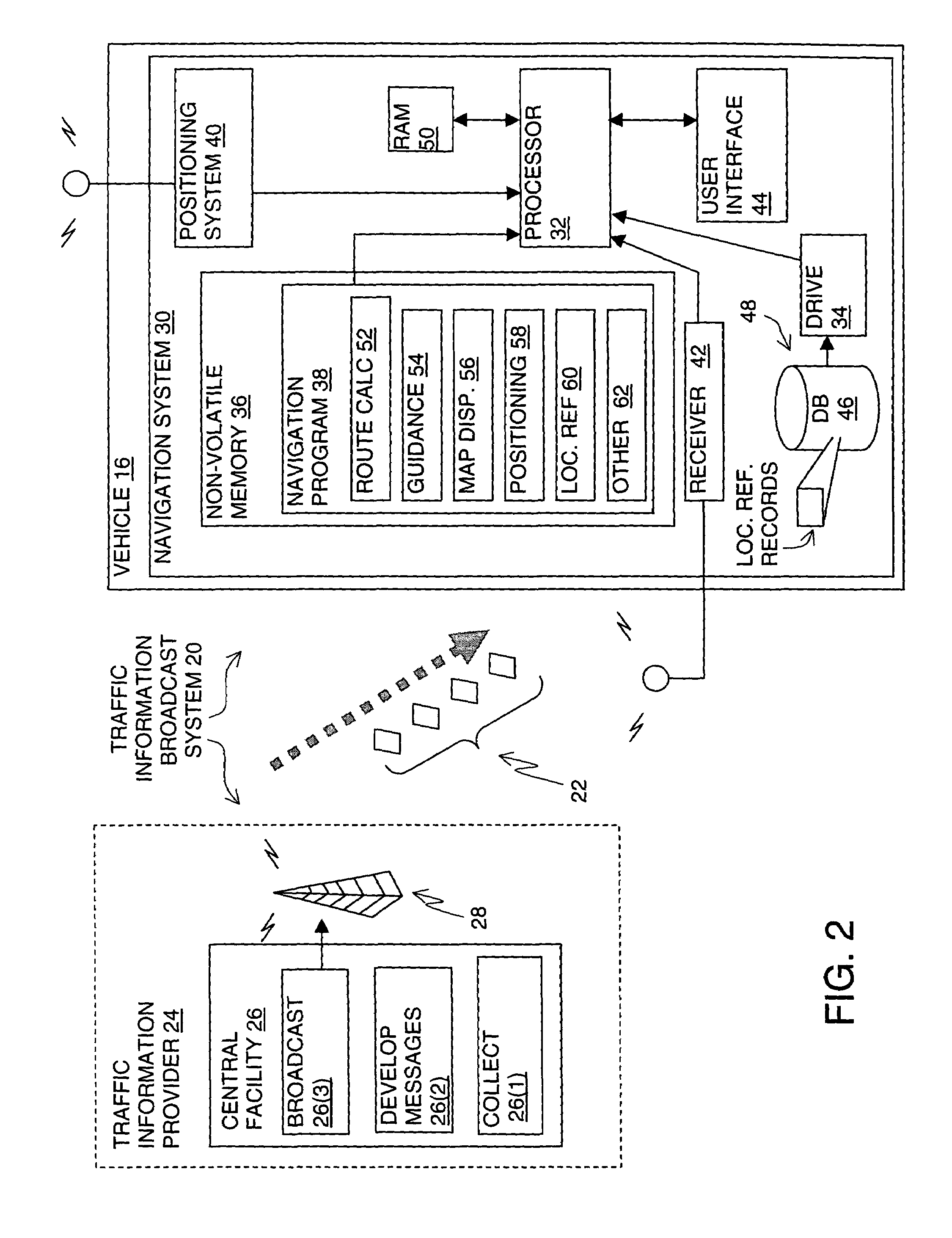 Method and system for developing traffic messages