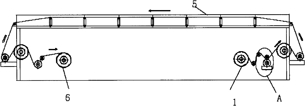 Release agent coating process method