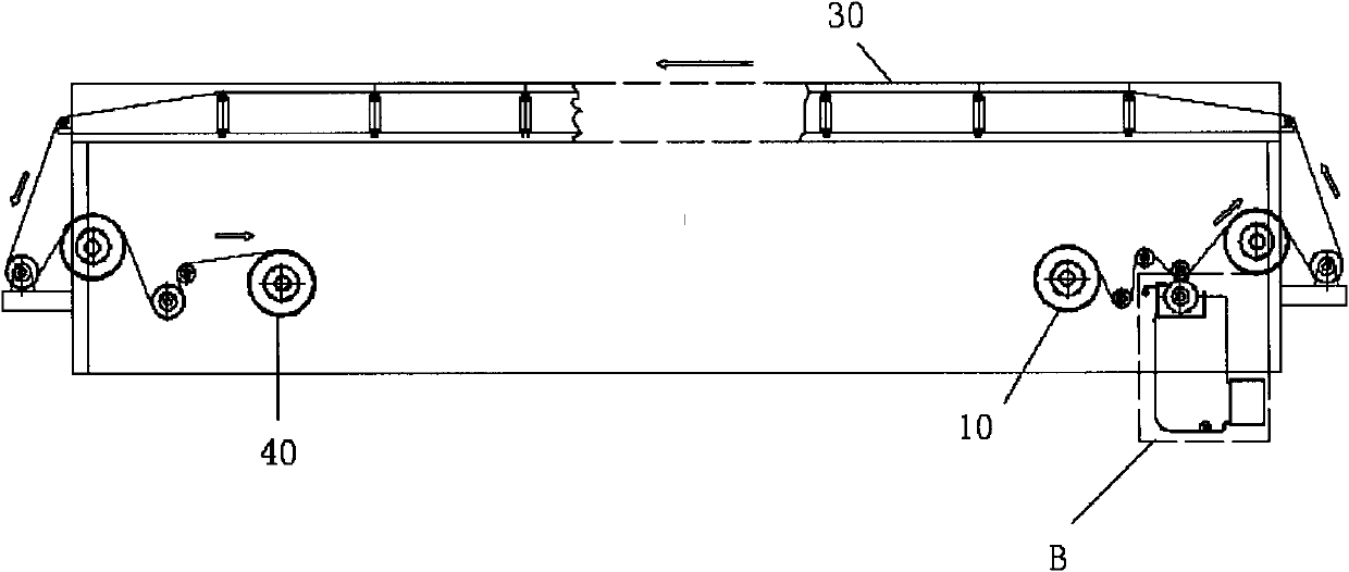 Release agent coating process method