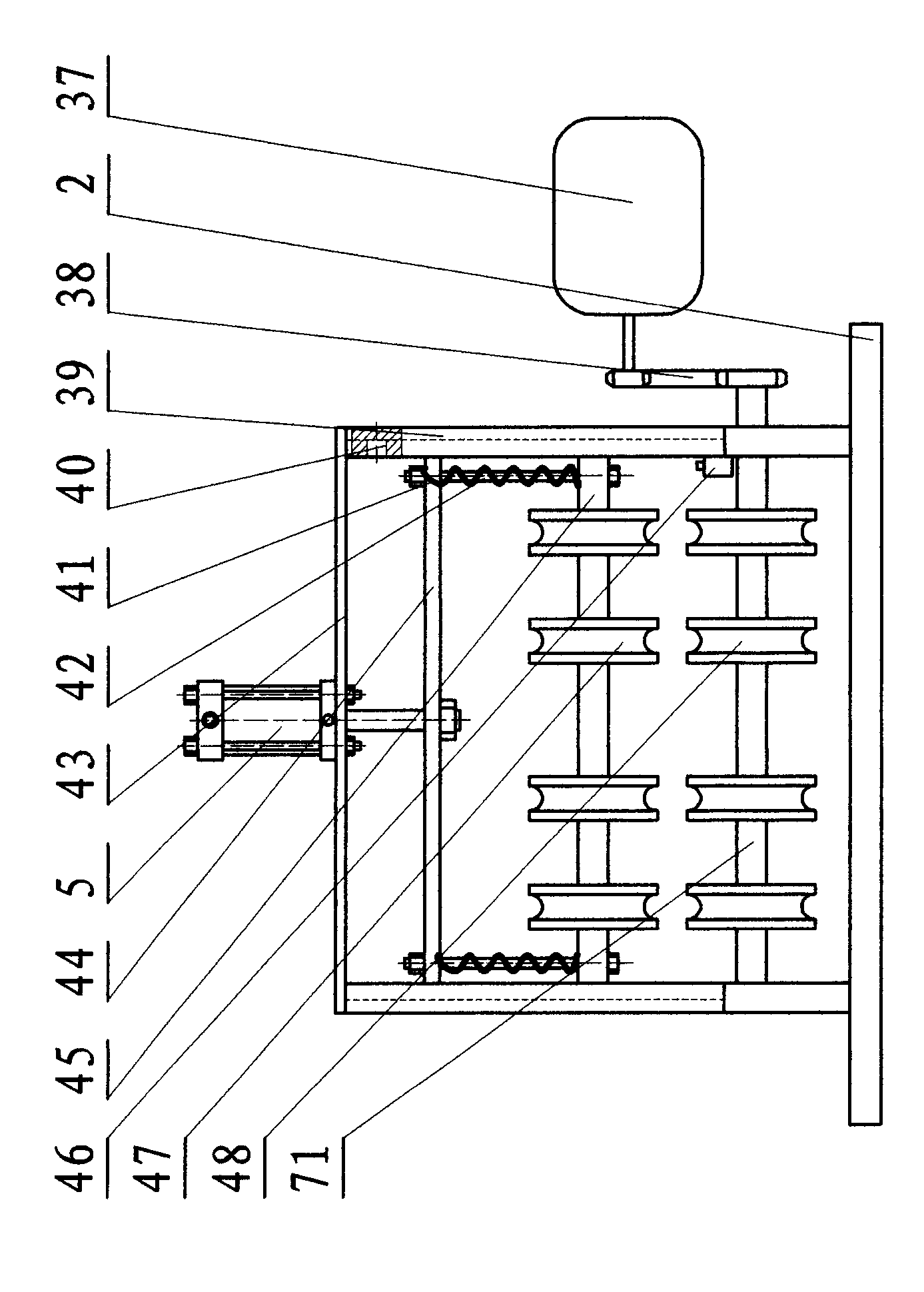 Novel automatic cold drawing process for colored metal tube and automatic cold drawing machine of colored metal tube