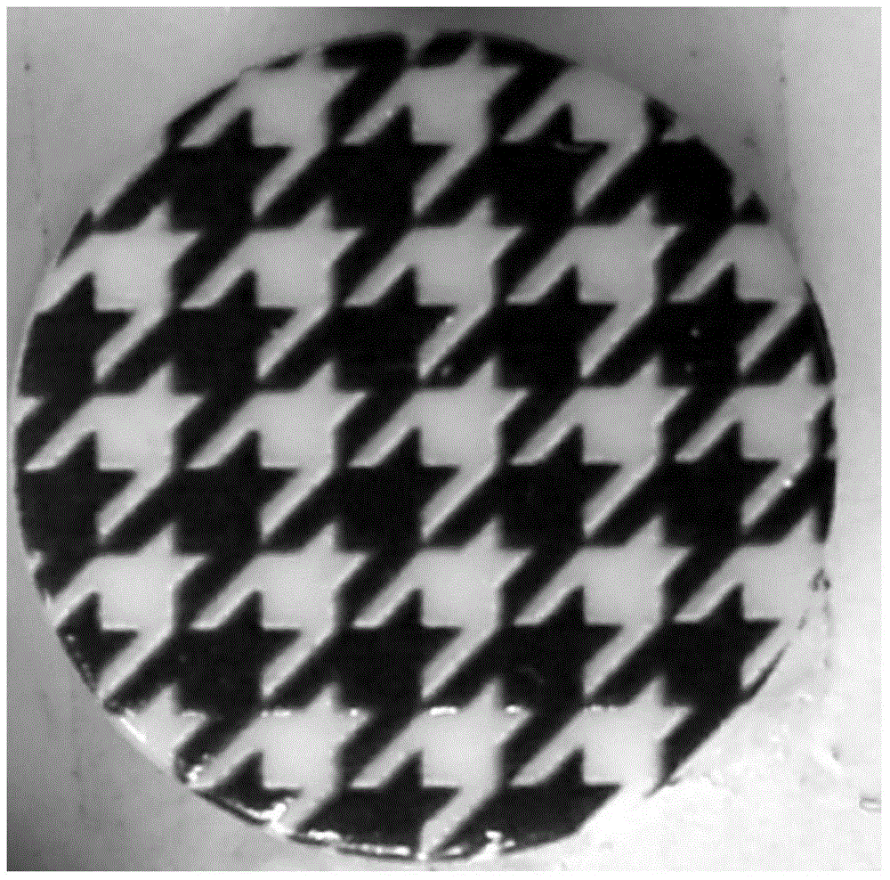 Preparation method for surface-printed button