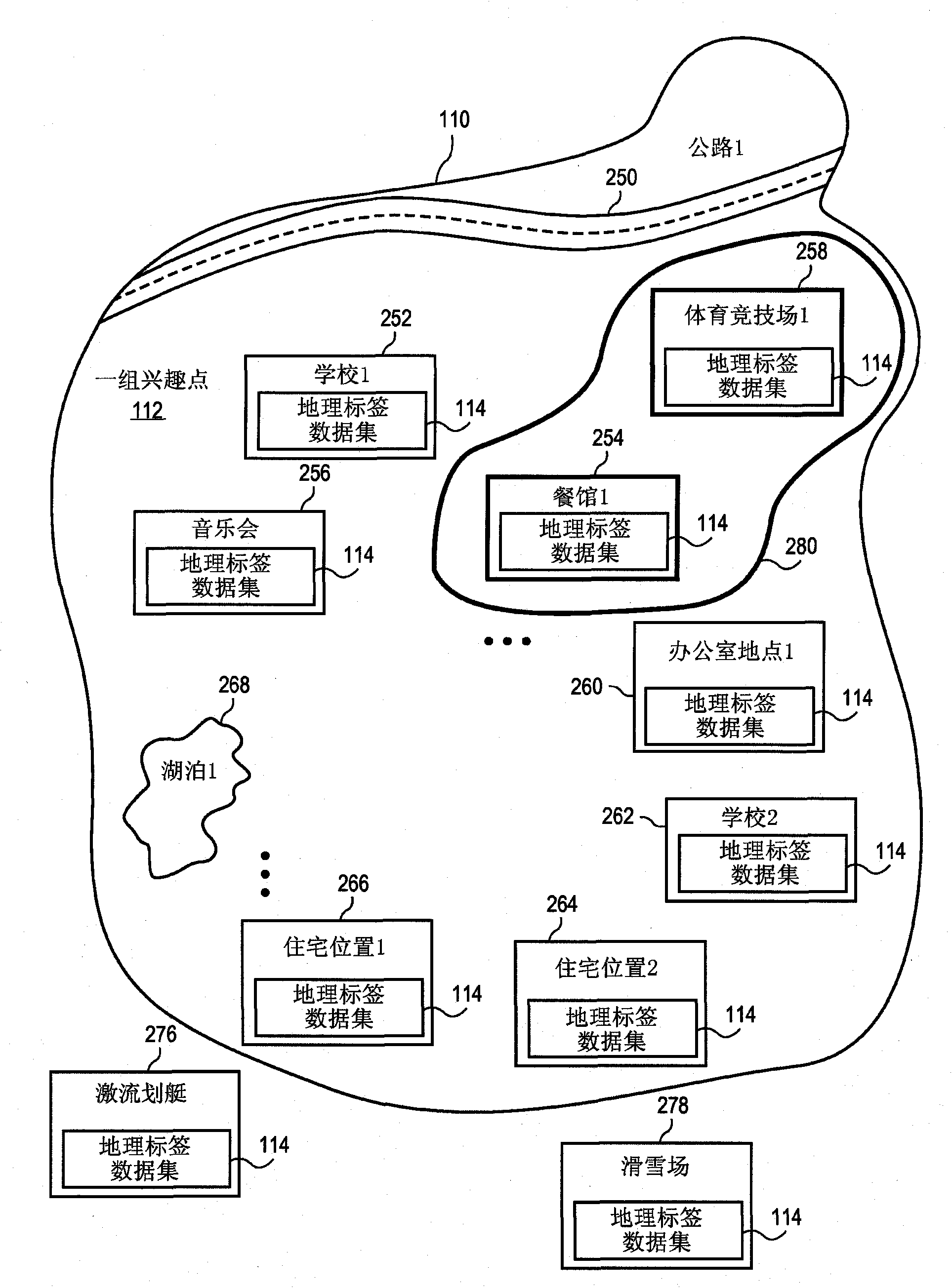 Method and apparatus for aggregating and presenting data associated with geographic locations