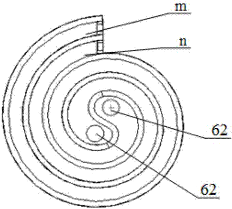 Plate rolling heat exchange body, heat exchanger of modularly-assembled plate rolling heat exchange body and heat exchange method