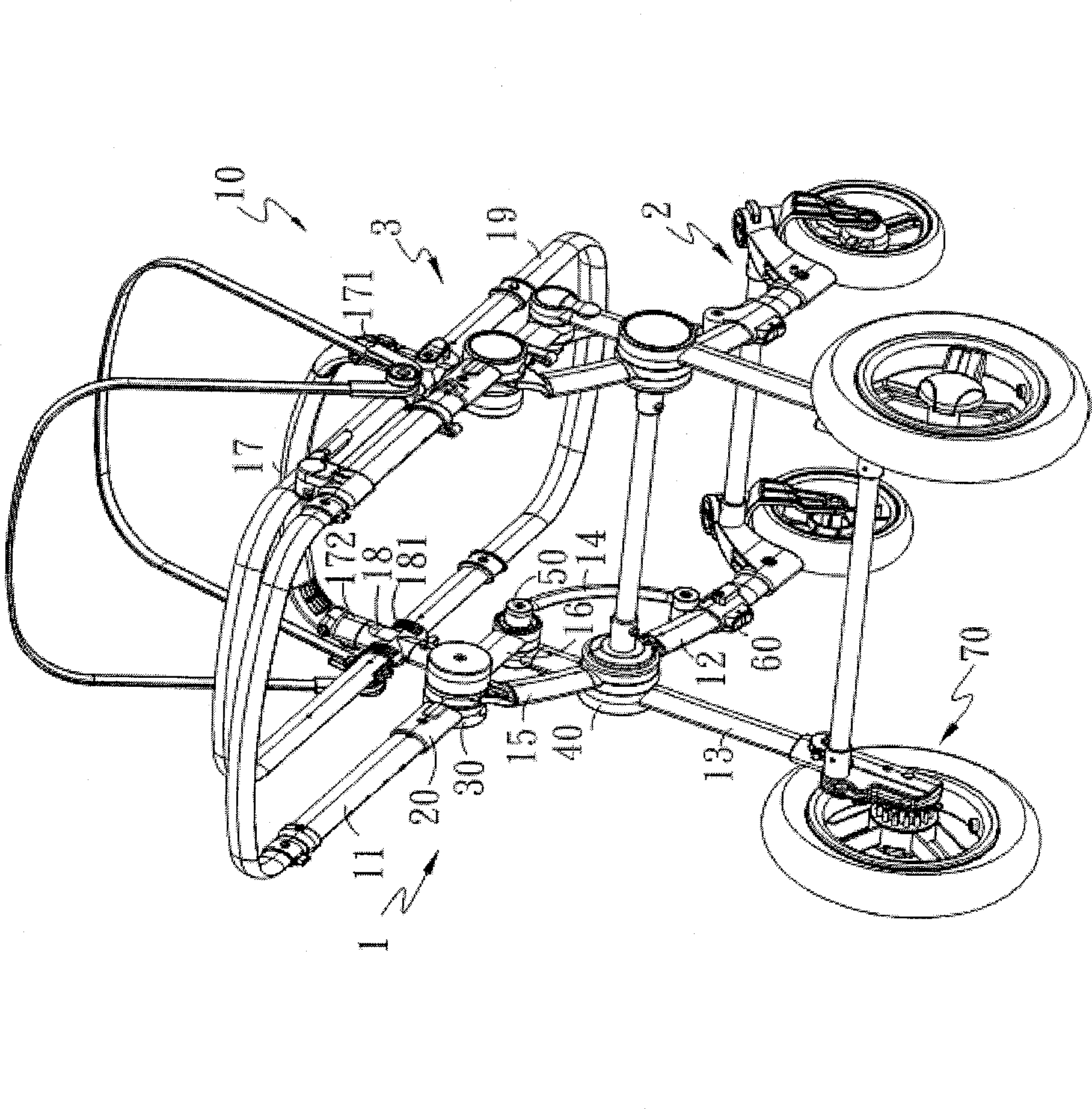 Multifunctional perambulator device