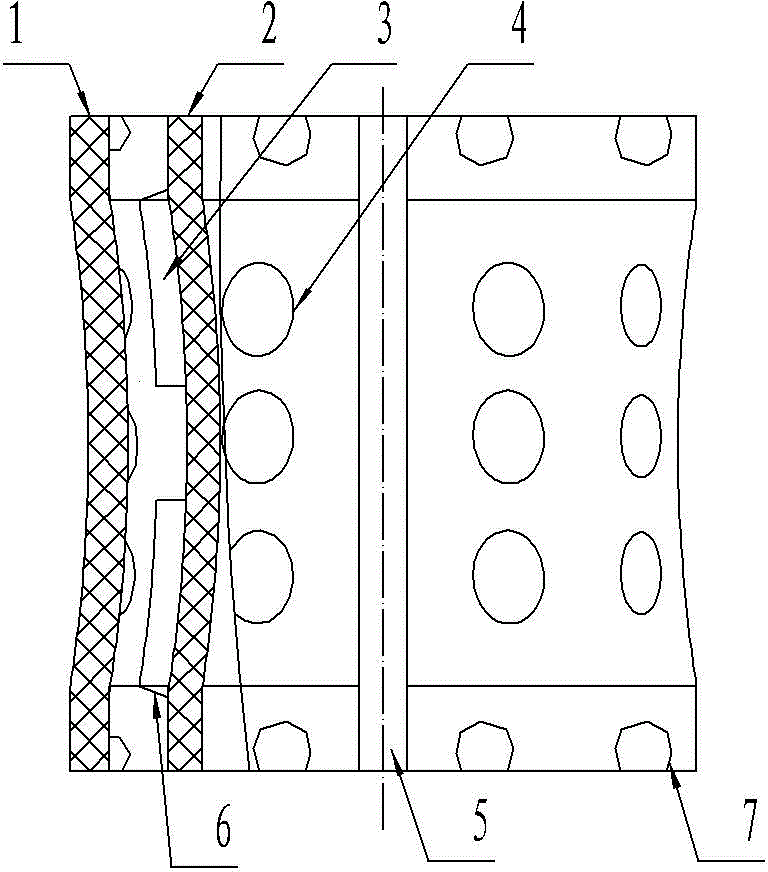 Automobile shock-absorbing buffer