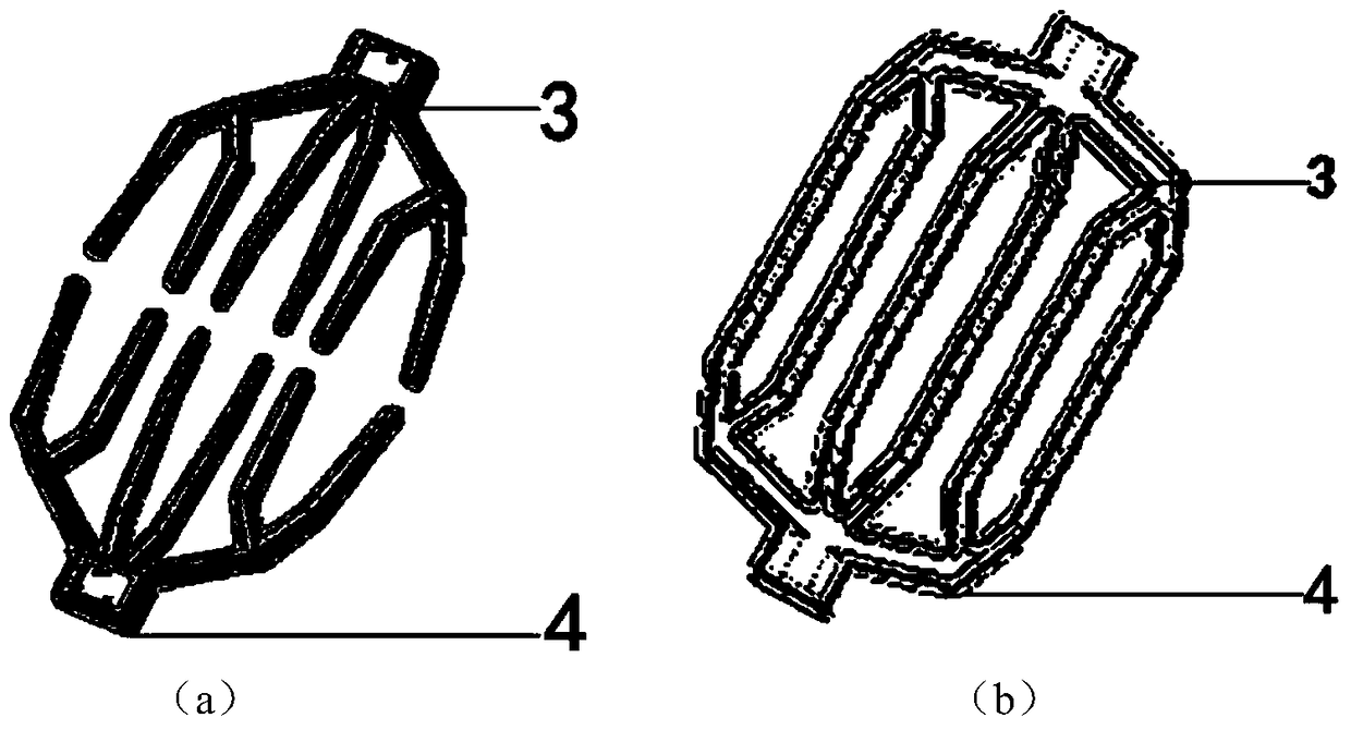 A biomimetic tissue engineering scaffold containing internal channel network and directional pore structure, its preparation method and application