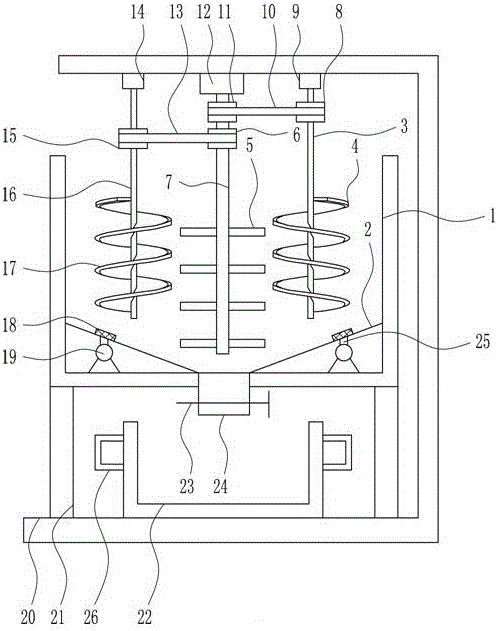 Polyurethane foaming plastic reaction molding device