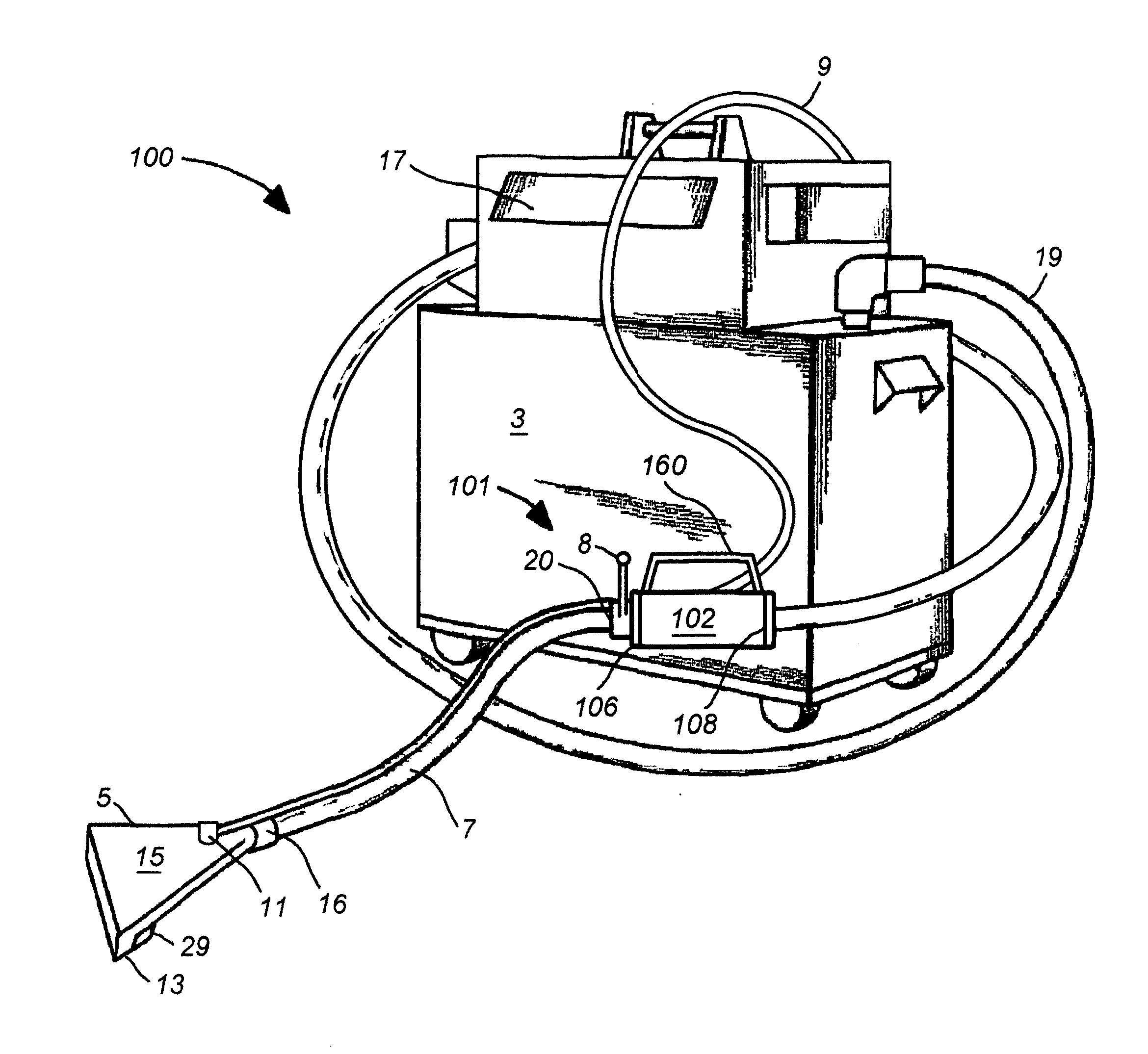 Dry vacuum cleaning appliance