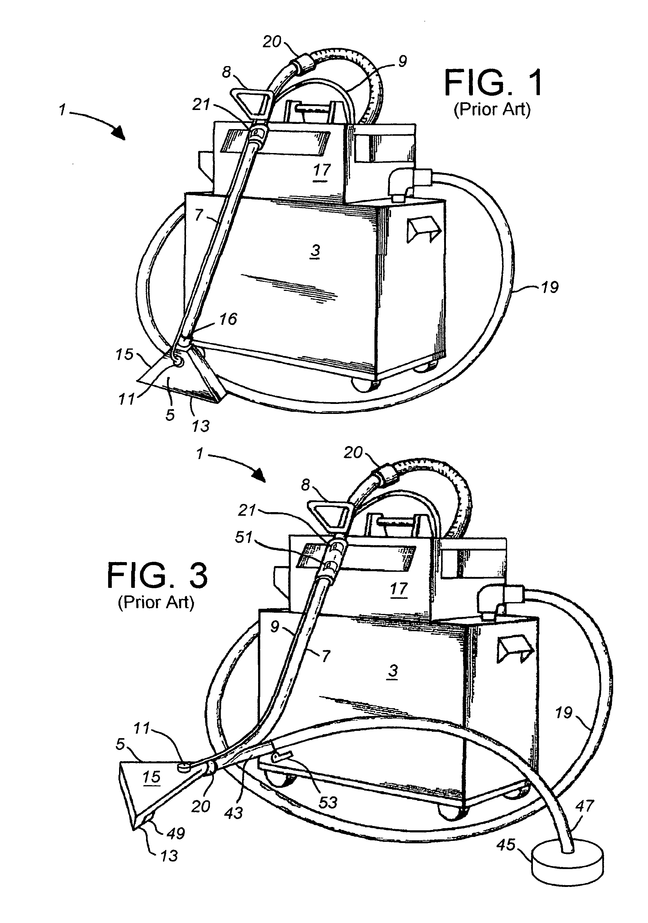 Dry vacuum cleaning appliance