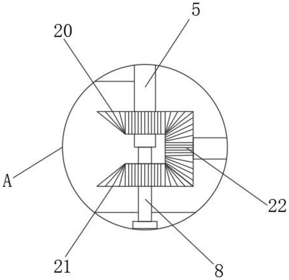 Plastic particle mixing device for electronic product plastic shell production