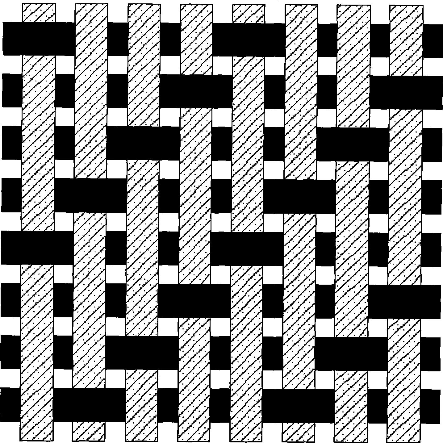 Magnetic field loomage as well as preparation method and application thereof