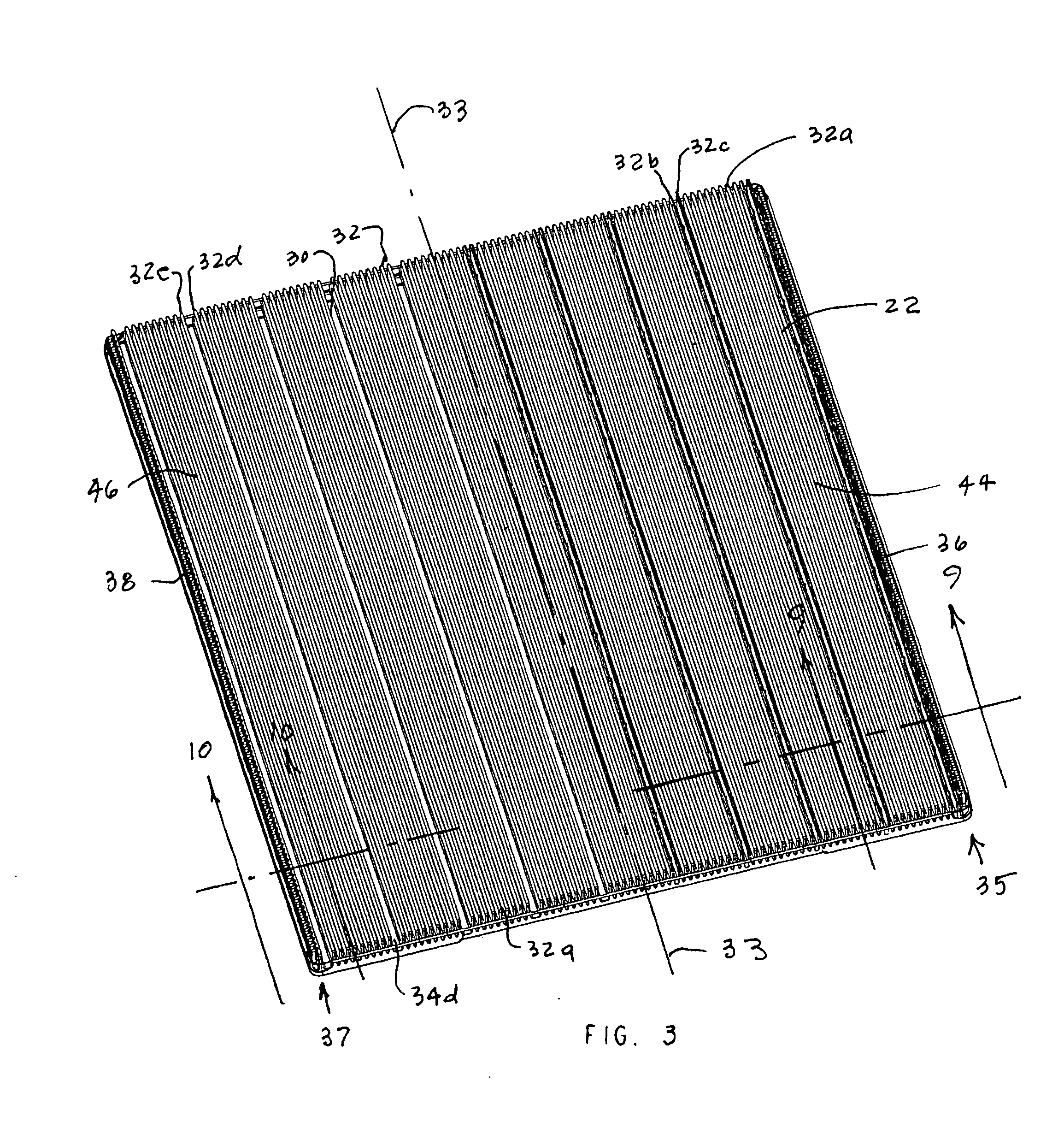 Plastic panel, particularly for use as production pallet