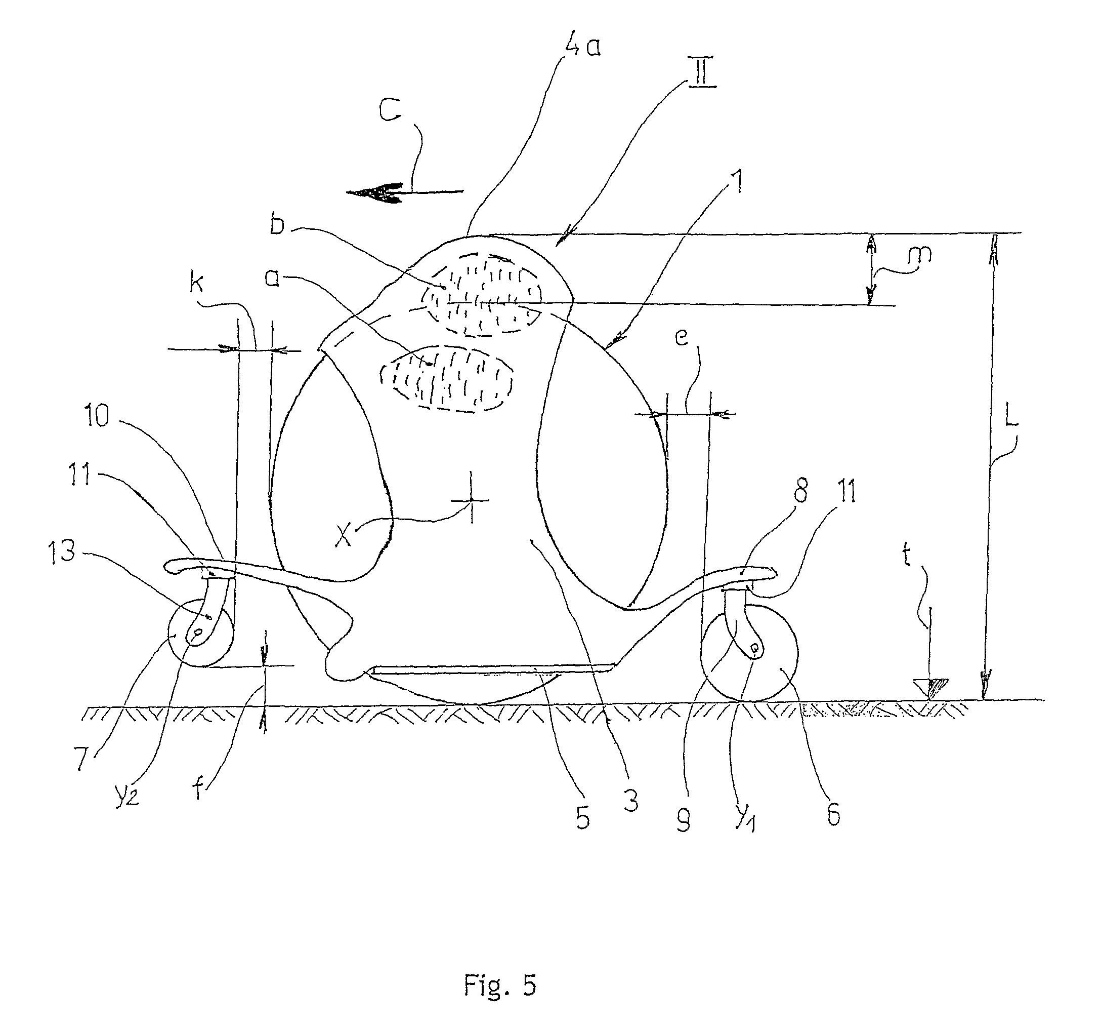 Foot-propelled hobby and/or sport device without handlebar