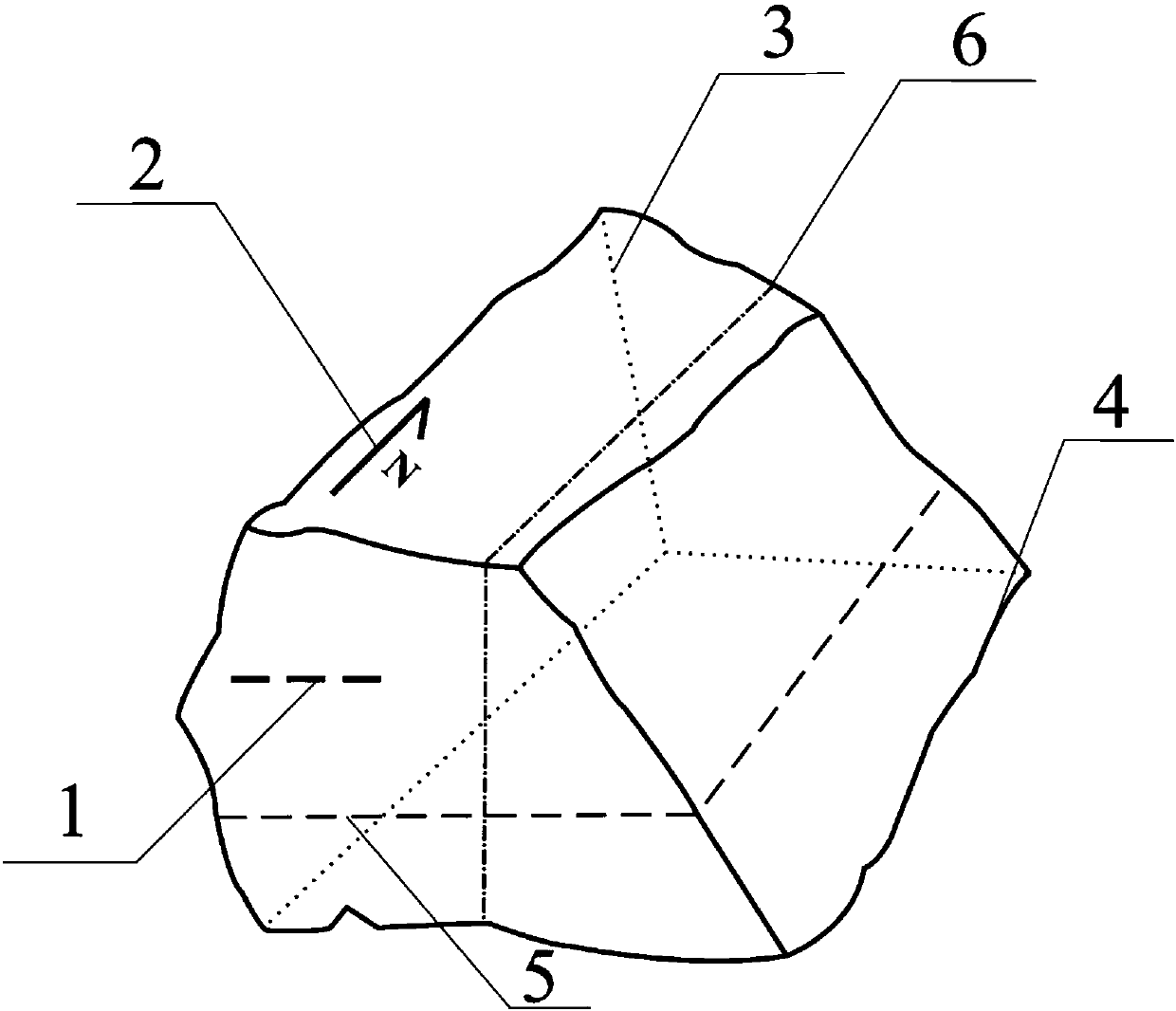 Manufacturing method of oriented fluid inclusion thin sheet of wild outcrop sand rock sample