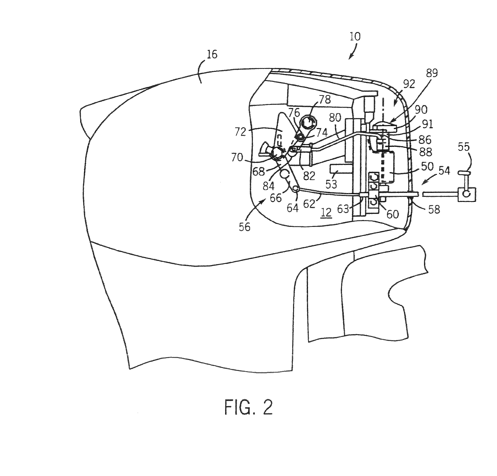 Throttle assembly having deadband linkage