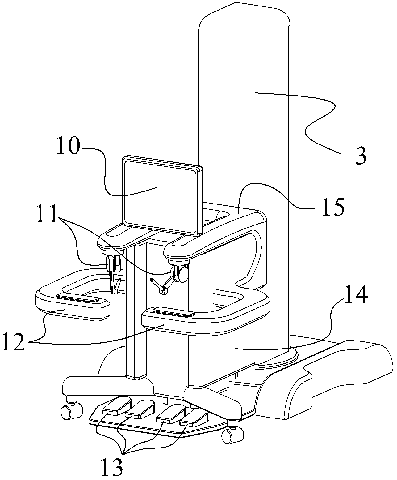 Arrangement structure for mechanical arm of minimally invasive surgery robot