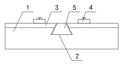 Fracture welding and crack repairing method of band saw blade and matched welding tool set