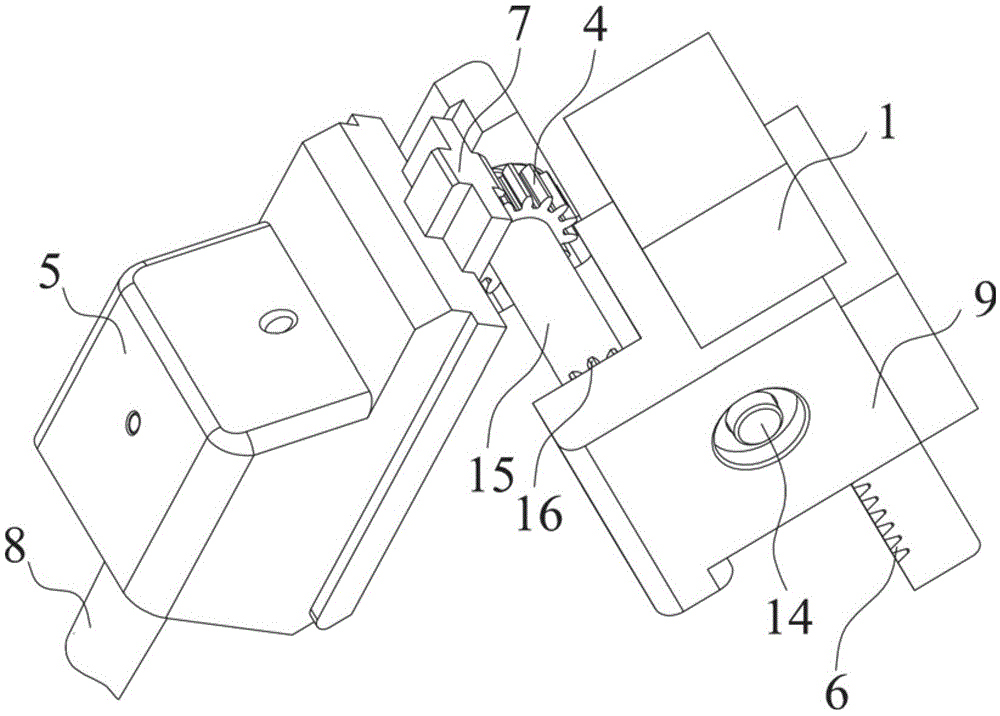 Gear turning automatic core pulling device