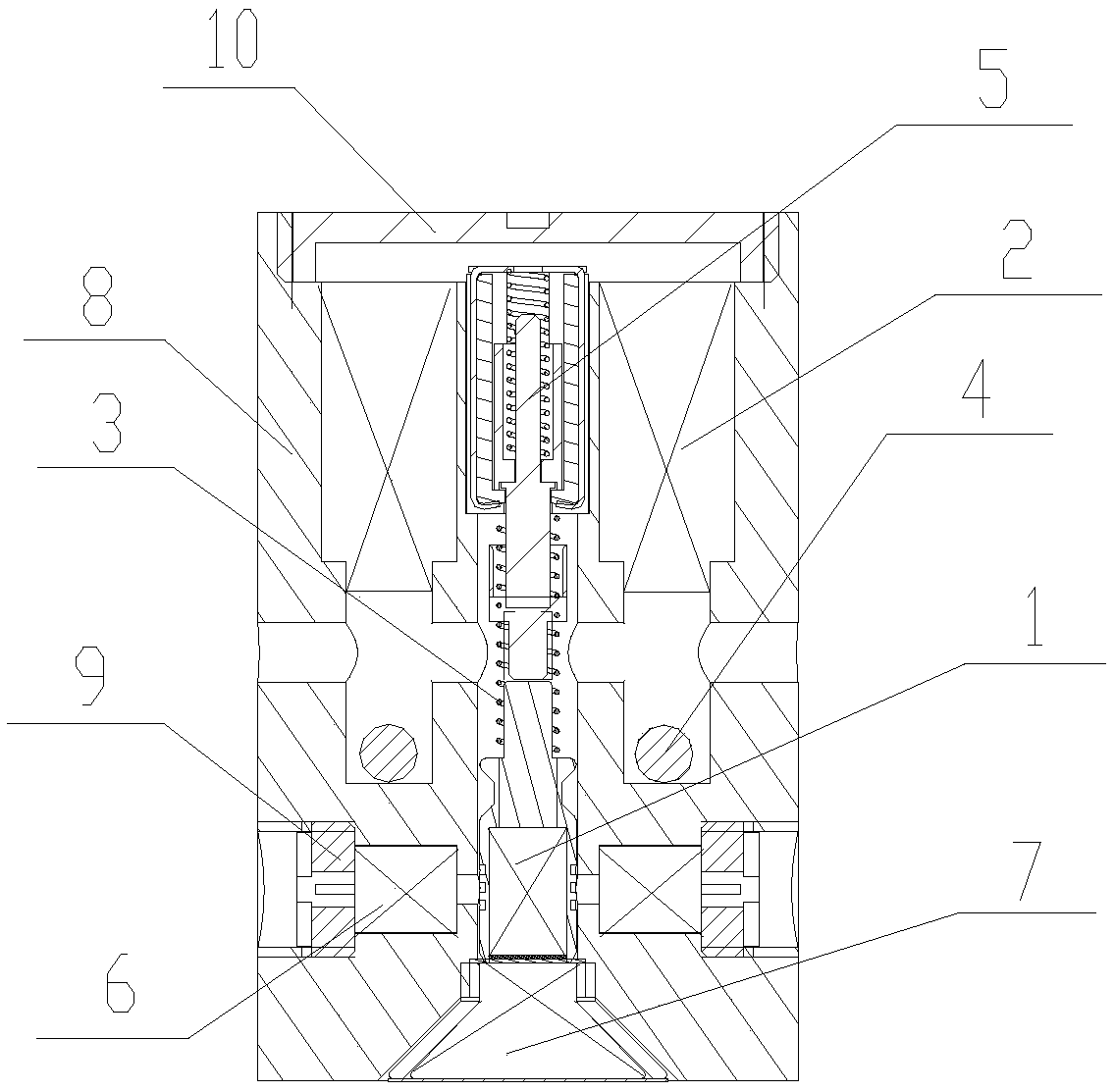 Hot melting alloy constrained type blasting device