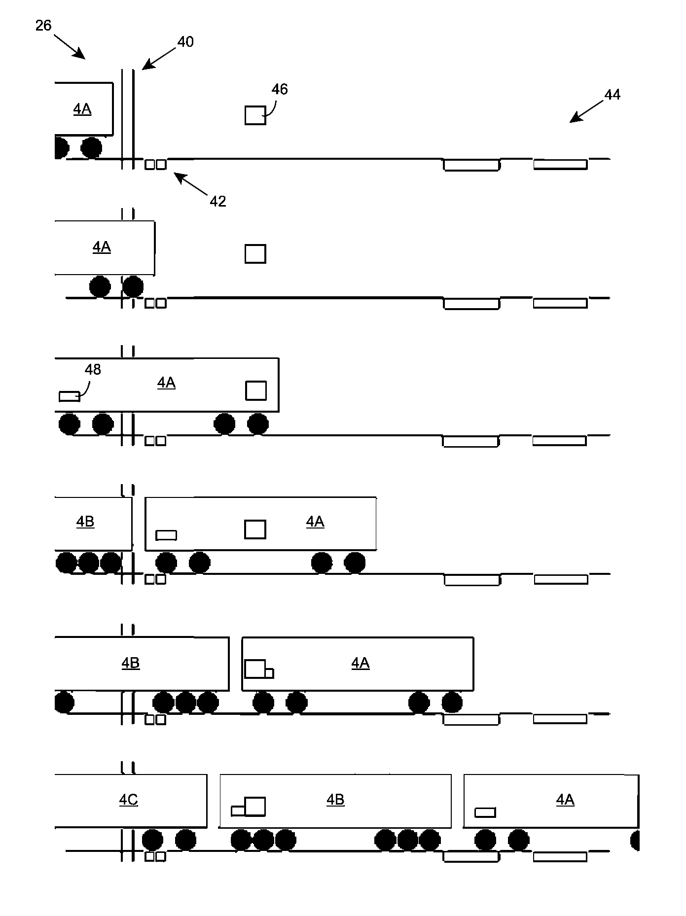 Rail vehicle identification and processing