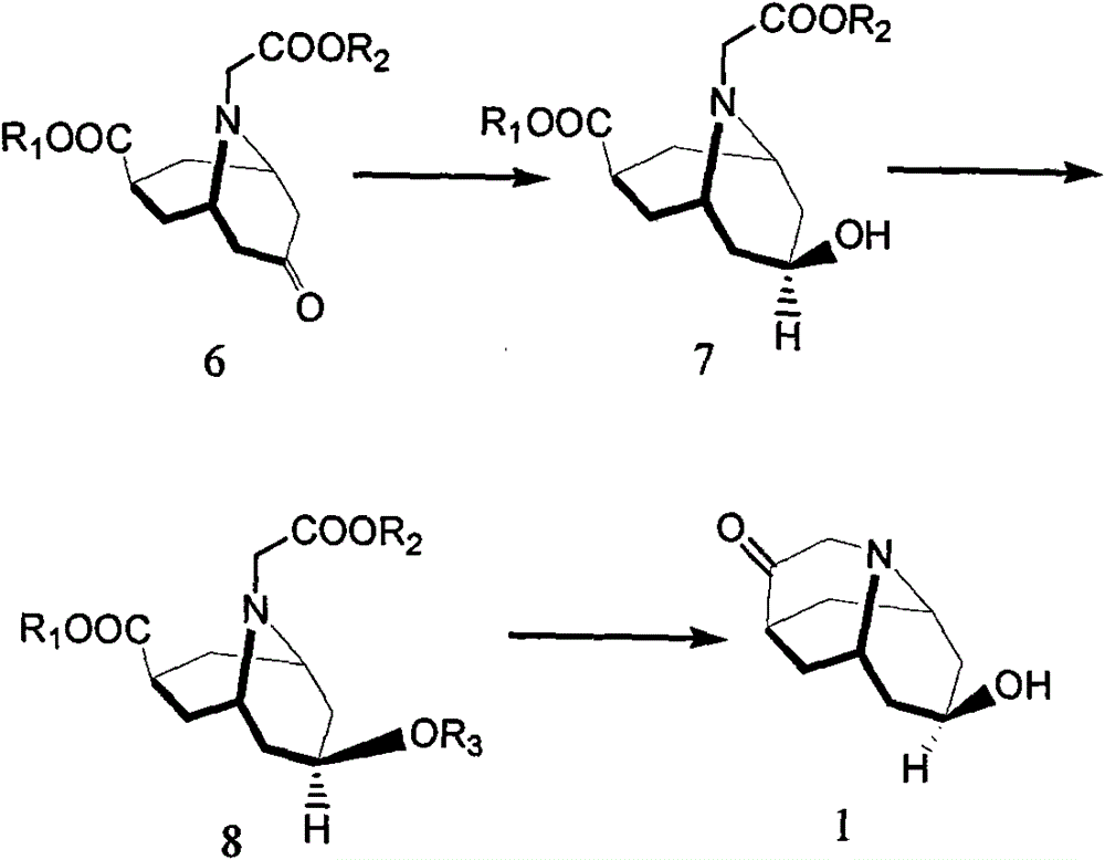 Method for detecting contents of dolasetron isomer and salt thereof