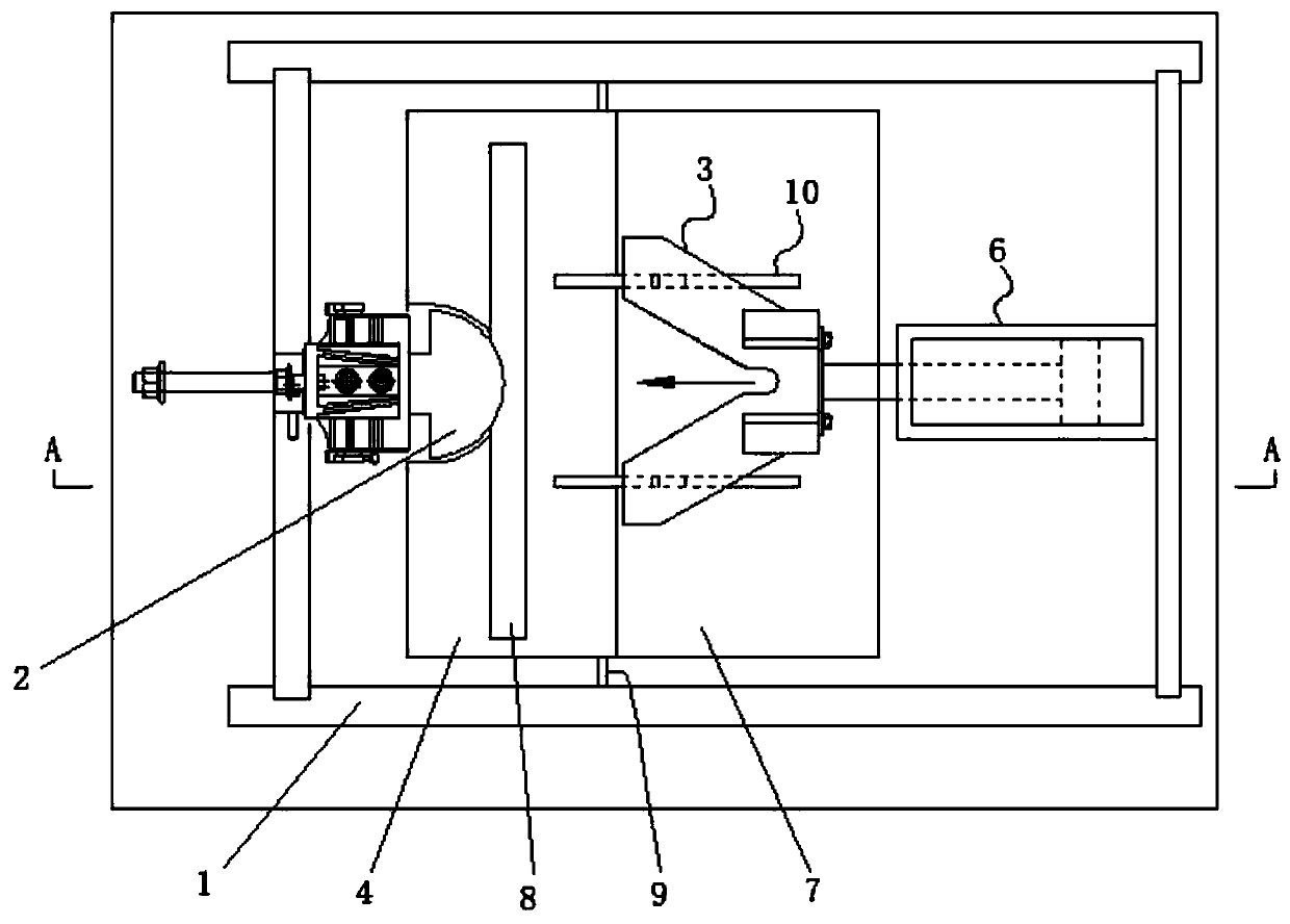 A horizontal steel pipe bending machine