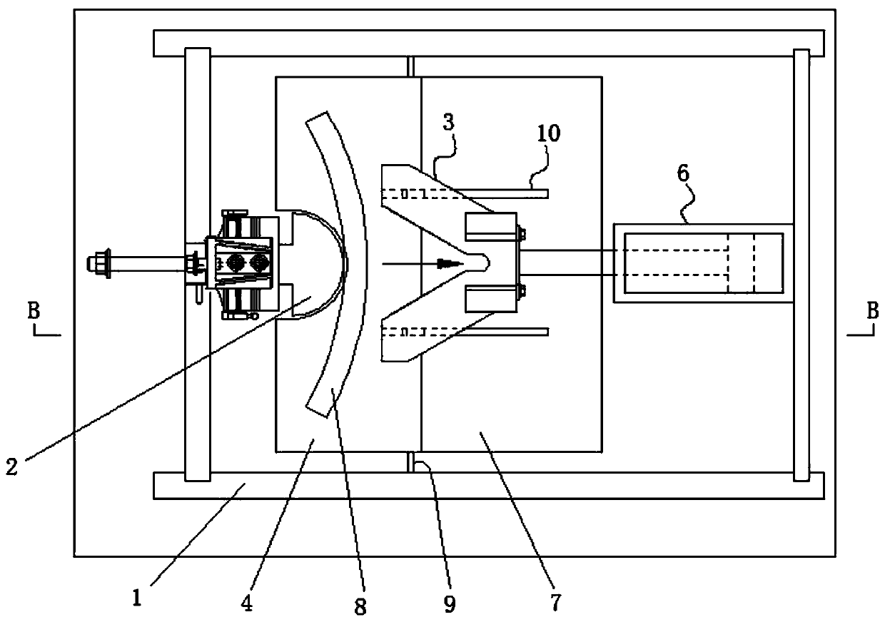 A horizontal steel pipe bending machine