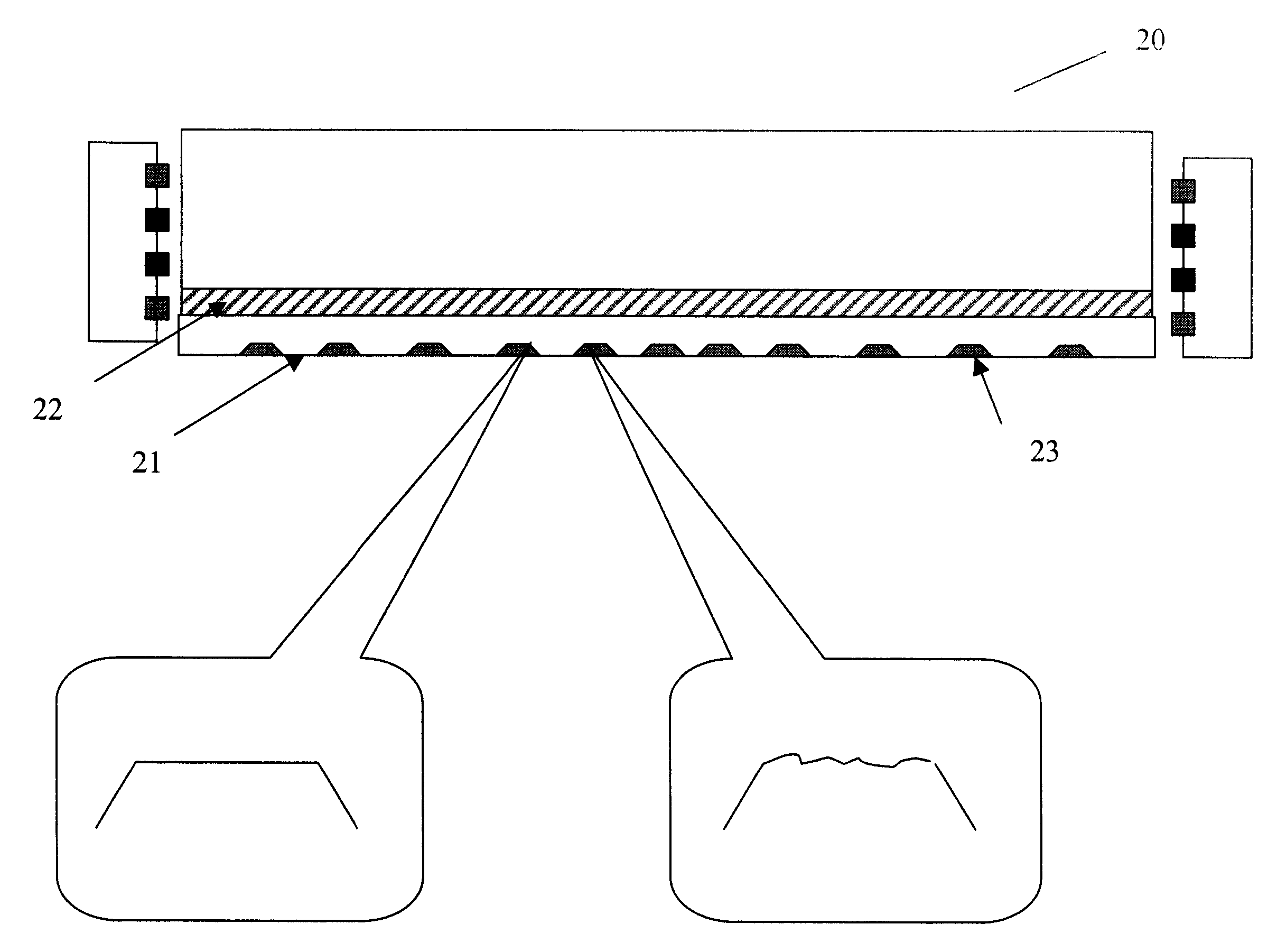 LCD displays with light redirection