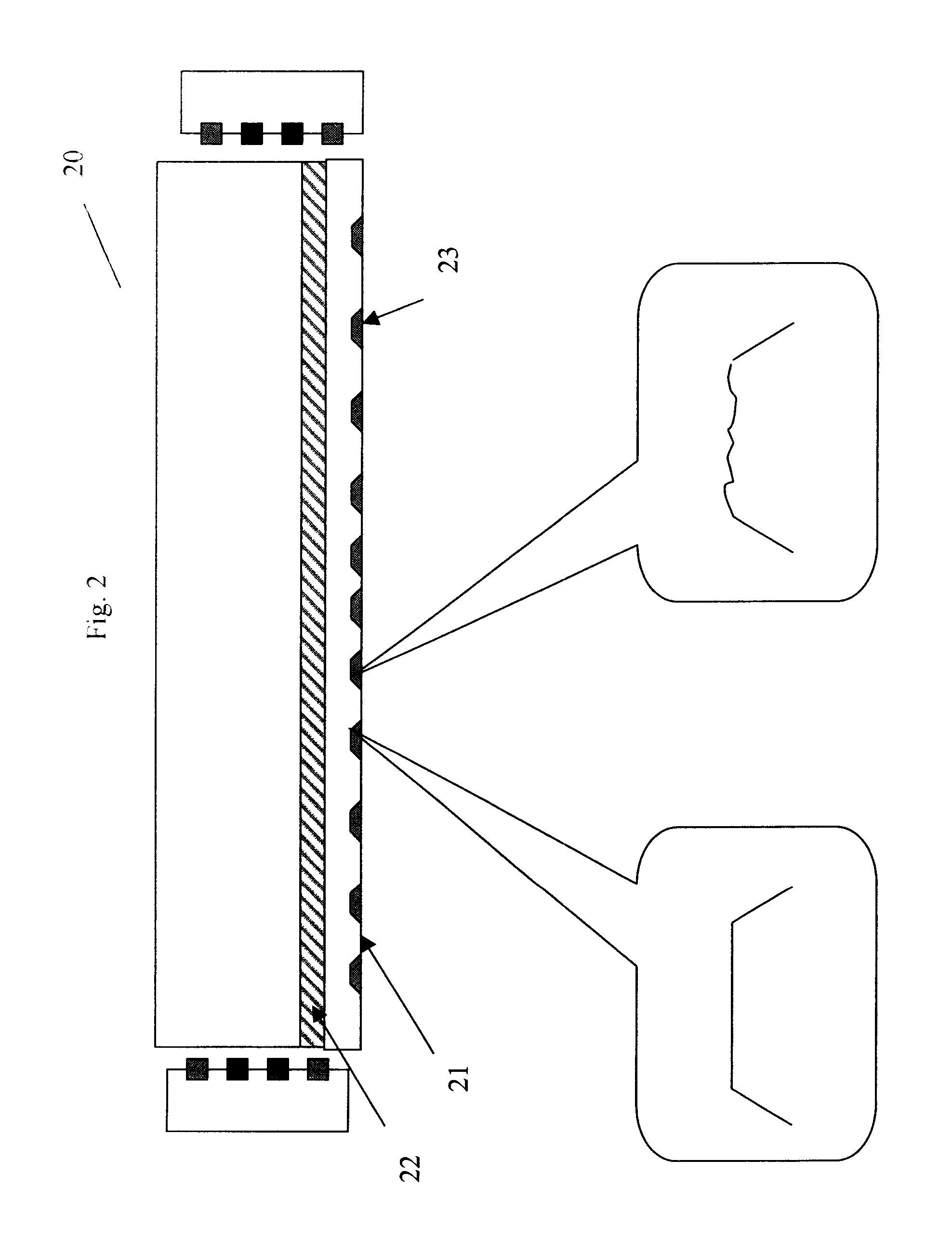 LCD displays with light redirection