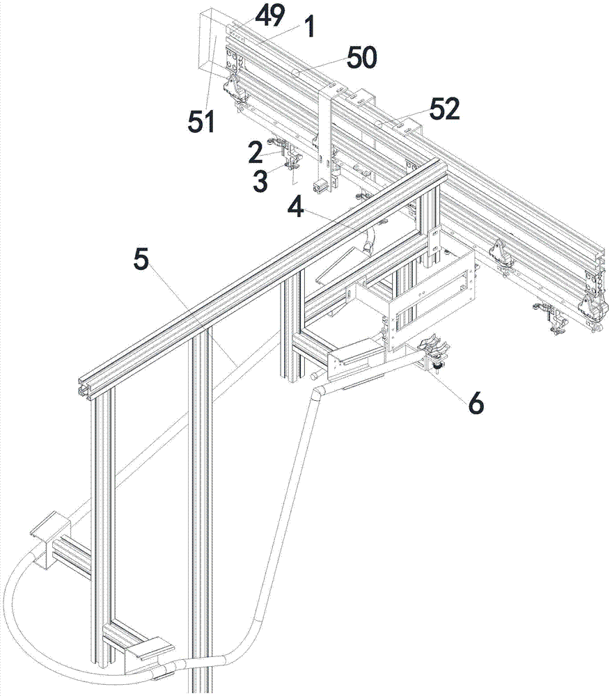 A new type of conveying system suitable for dust removal of clothing materials and its realization method