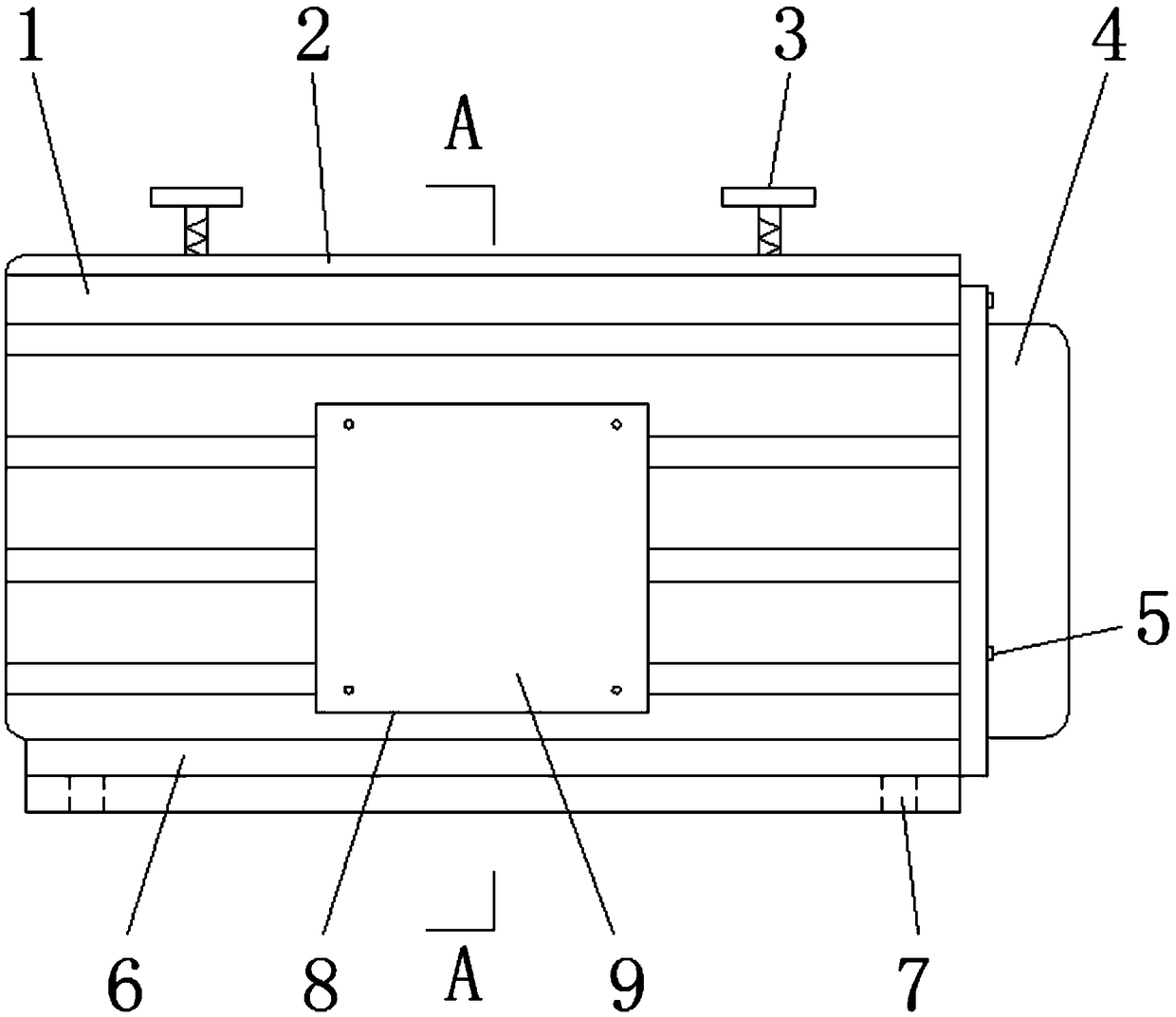 A DC motor having a plurality of sealed housing structures