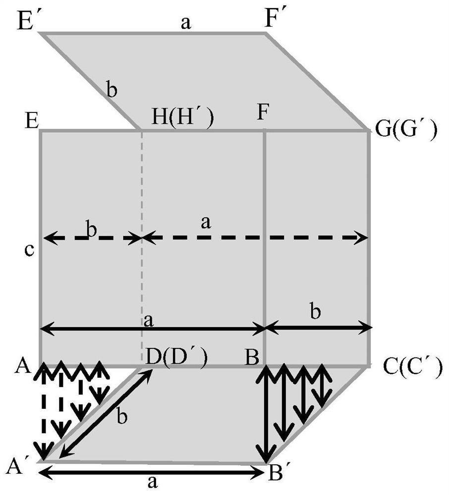 Weaving process of fully-formed cubic geometric structure fabric