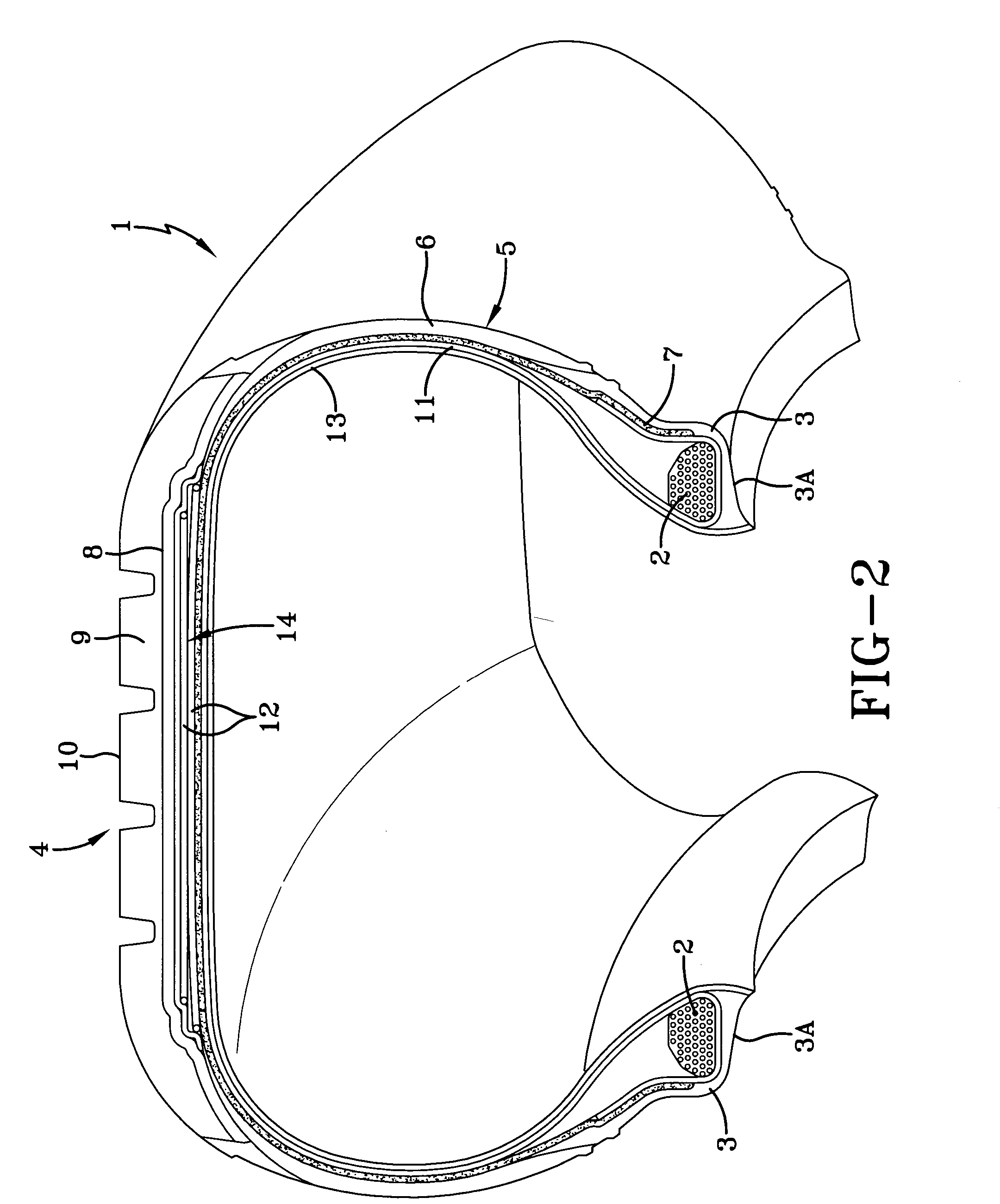 Pneumatic tire with electrically conductive cord extending between a bead portion and a tread portion of the tire