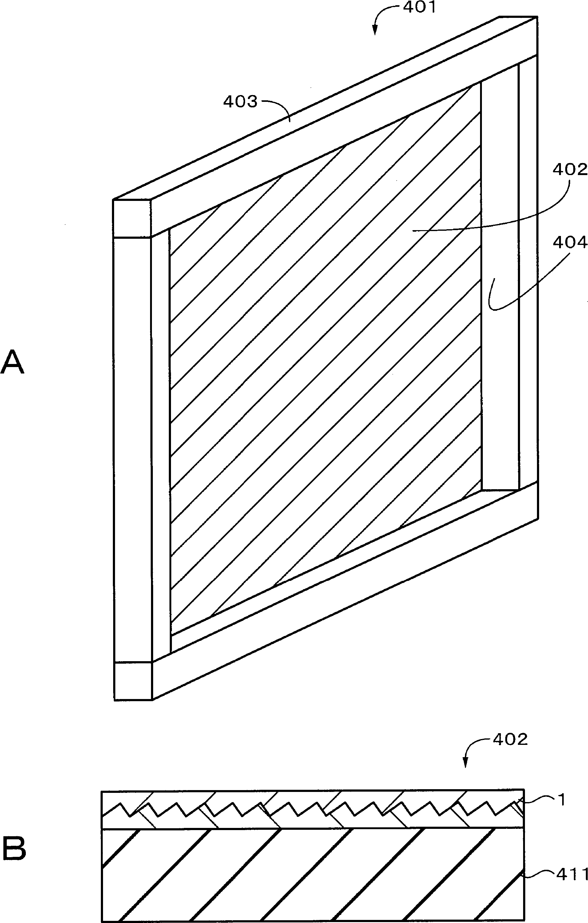 Optical element, window material, fitting, solar shading device, and building