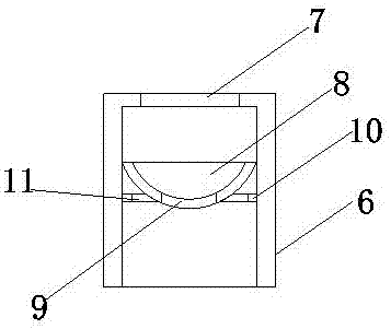 Anti-impact water draining device for high-rise building