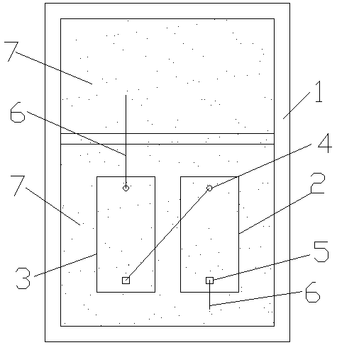 Full-spectrum LED light source encapsulation method for simulating sunlight and package structure thereof