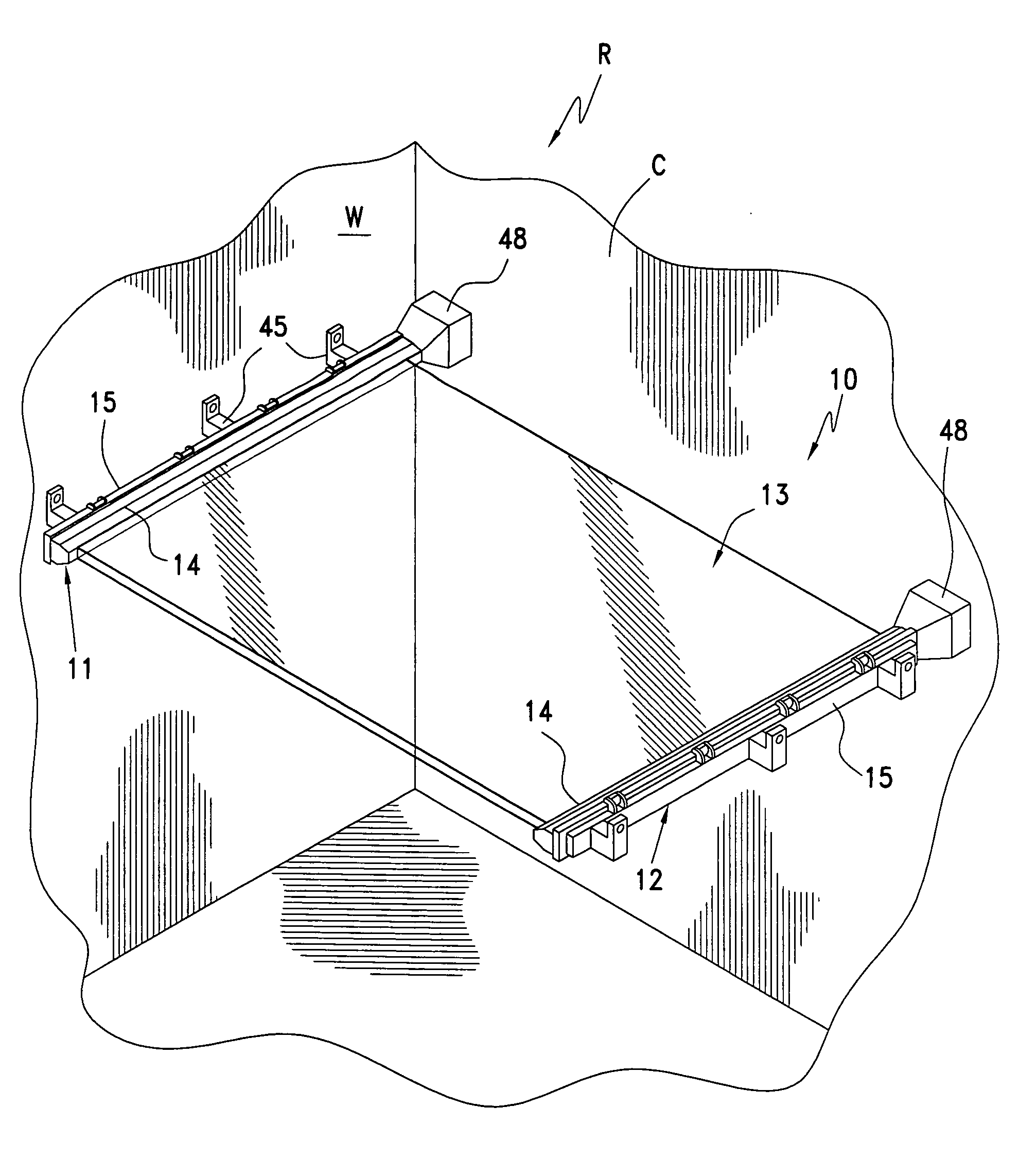 Illuminated shelf