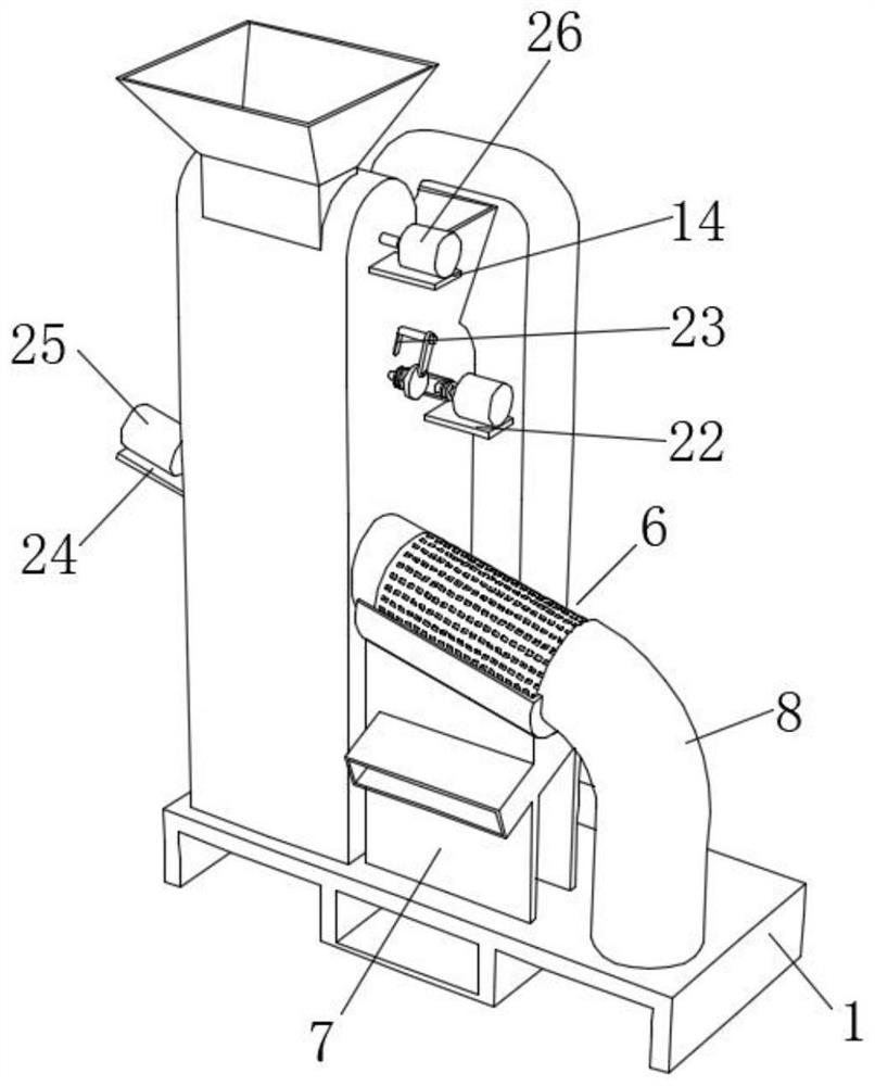 Multistage smashing device for plastic product recycling