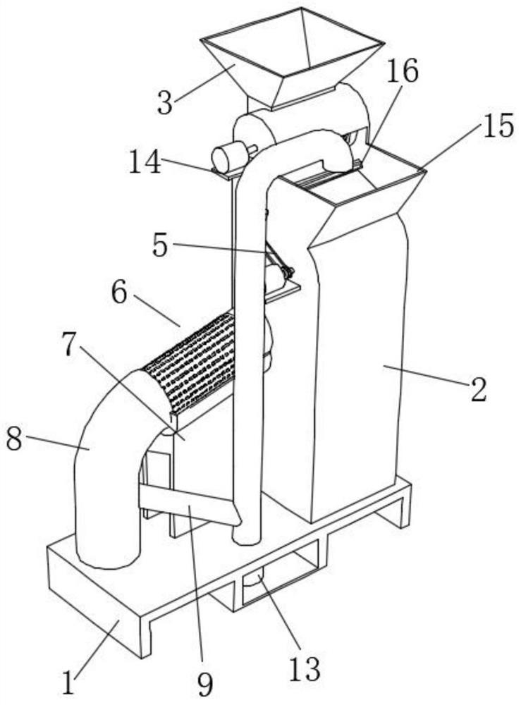 Multistage smashing device for plastic product recycling