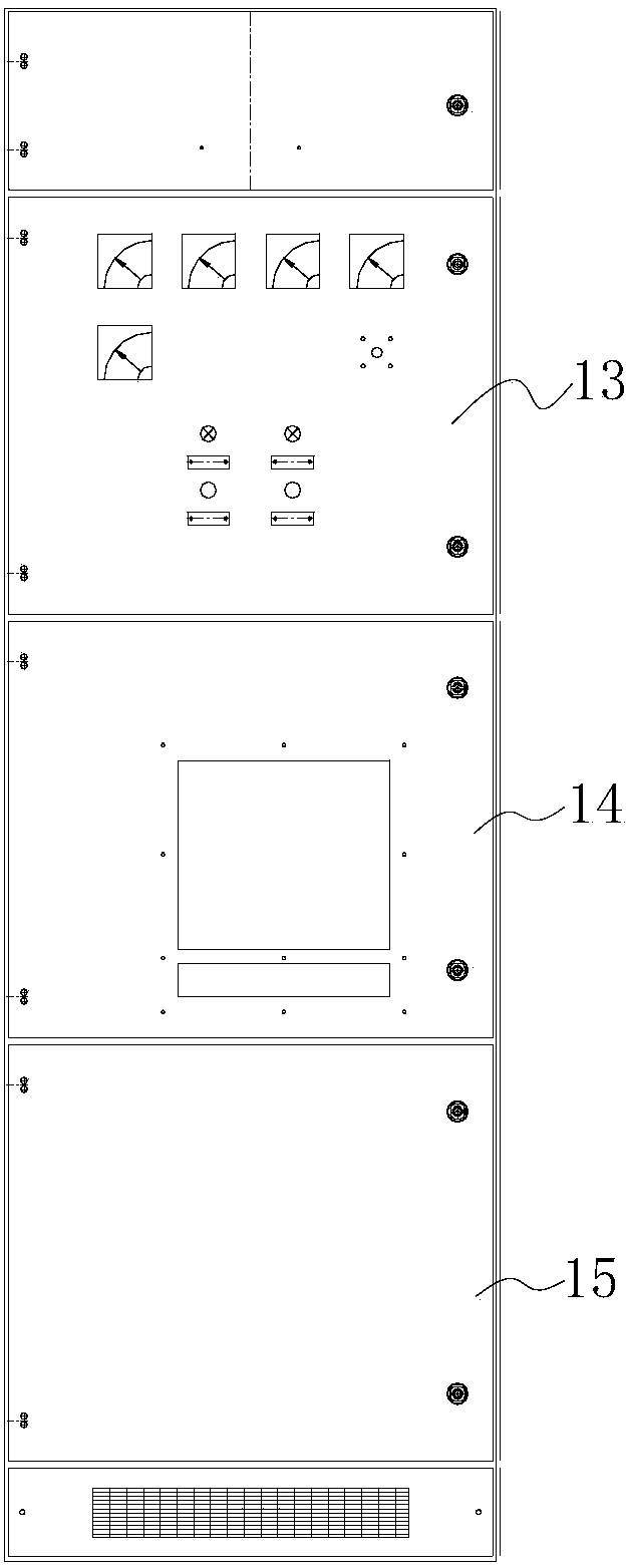 Low-voltage switch cabinet body