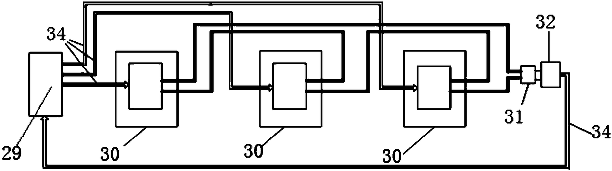 Electron beam bombarding furnace power supply and voltage-stabilization voltage balancing control method