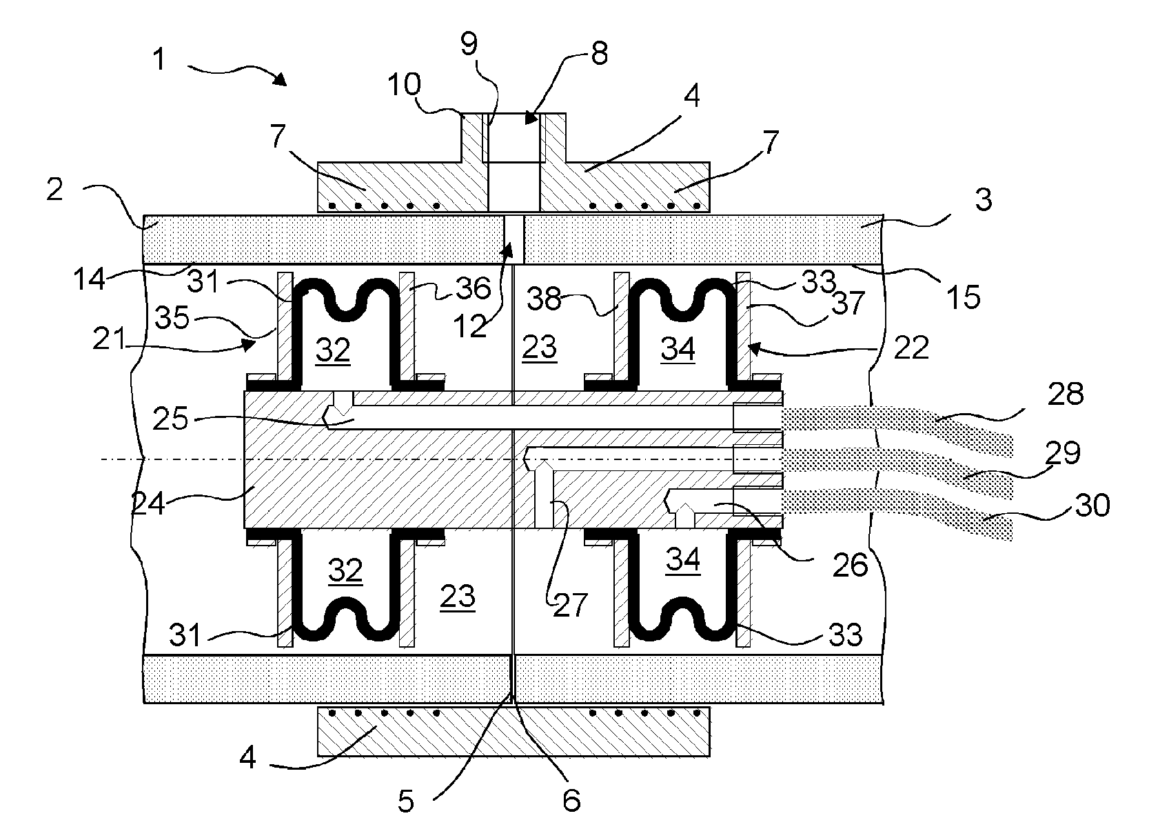 Method and apparatus for pressure testing a pipe joint