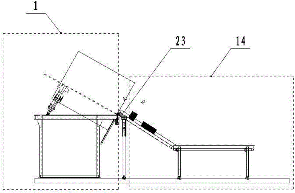 Automatic cargo unloading system and method thereof