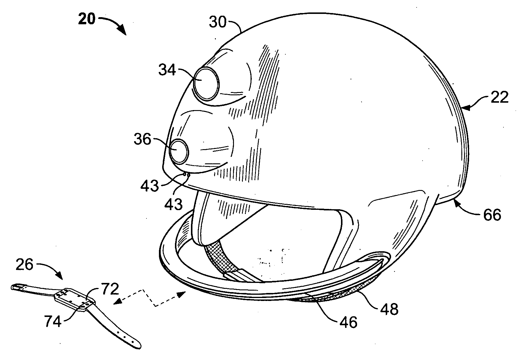 Electronic helmet