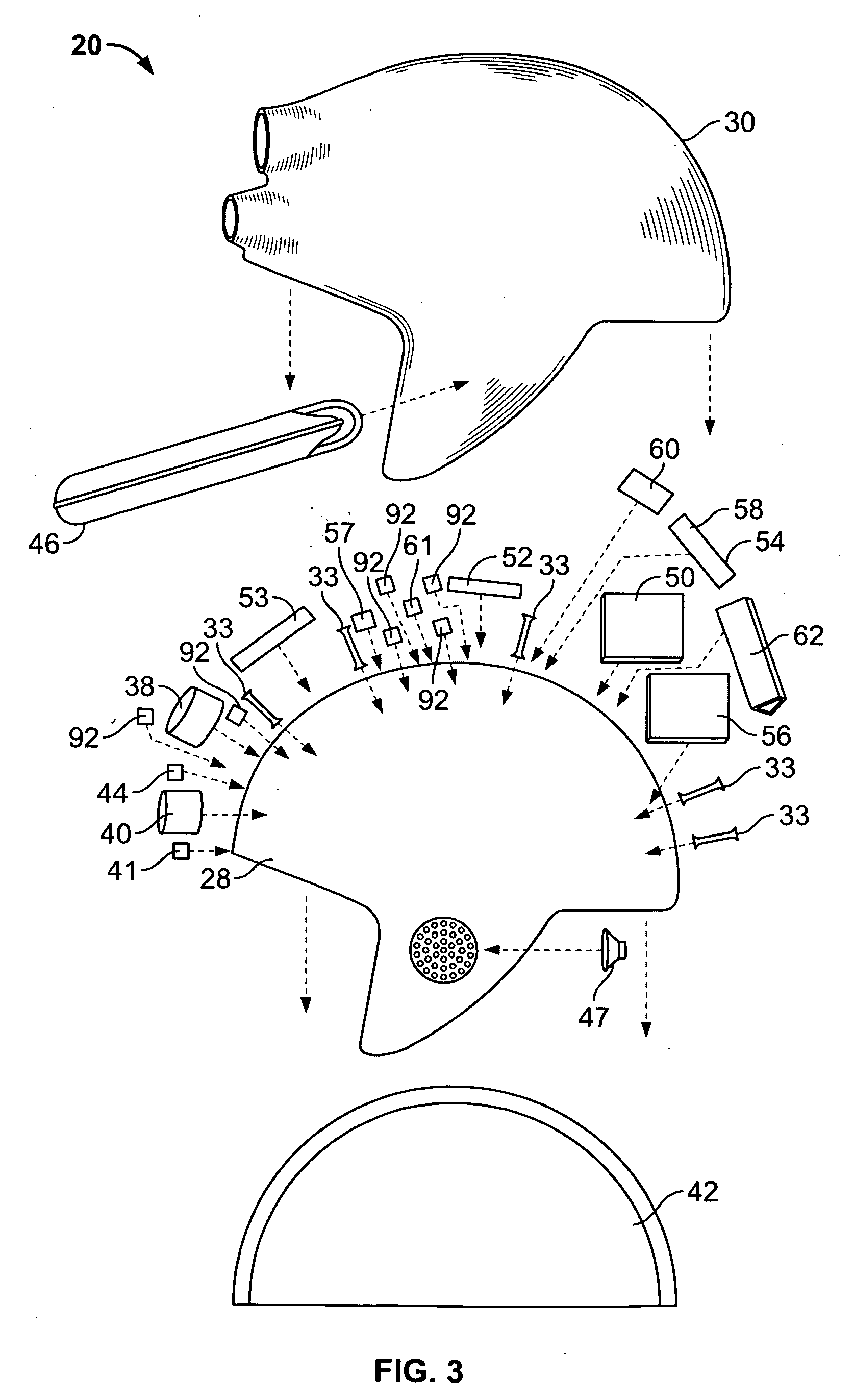 Electronic helmet