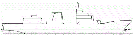 Stealth type integrated upper structure