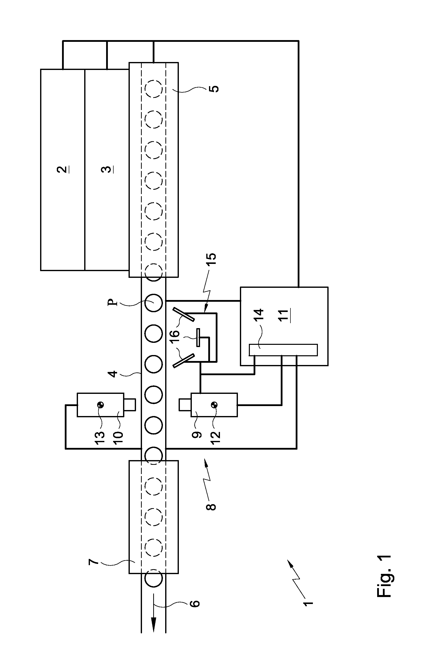 Method of producing glass products from glass product material and an assembly for performing said method