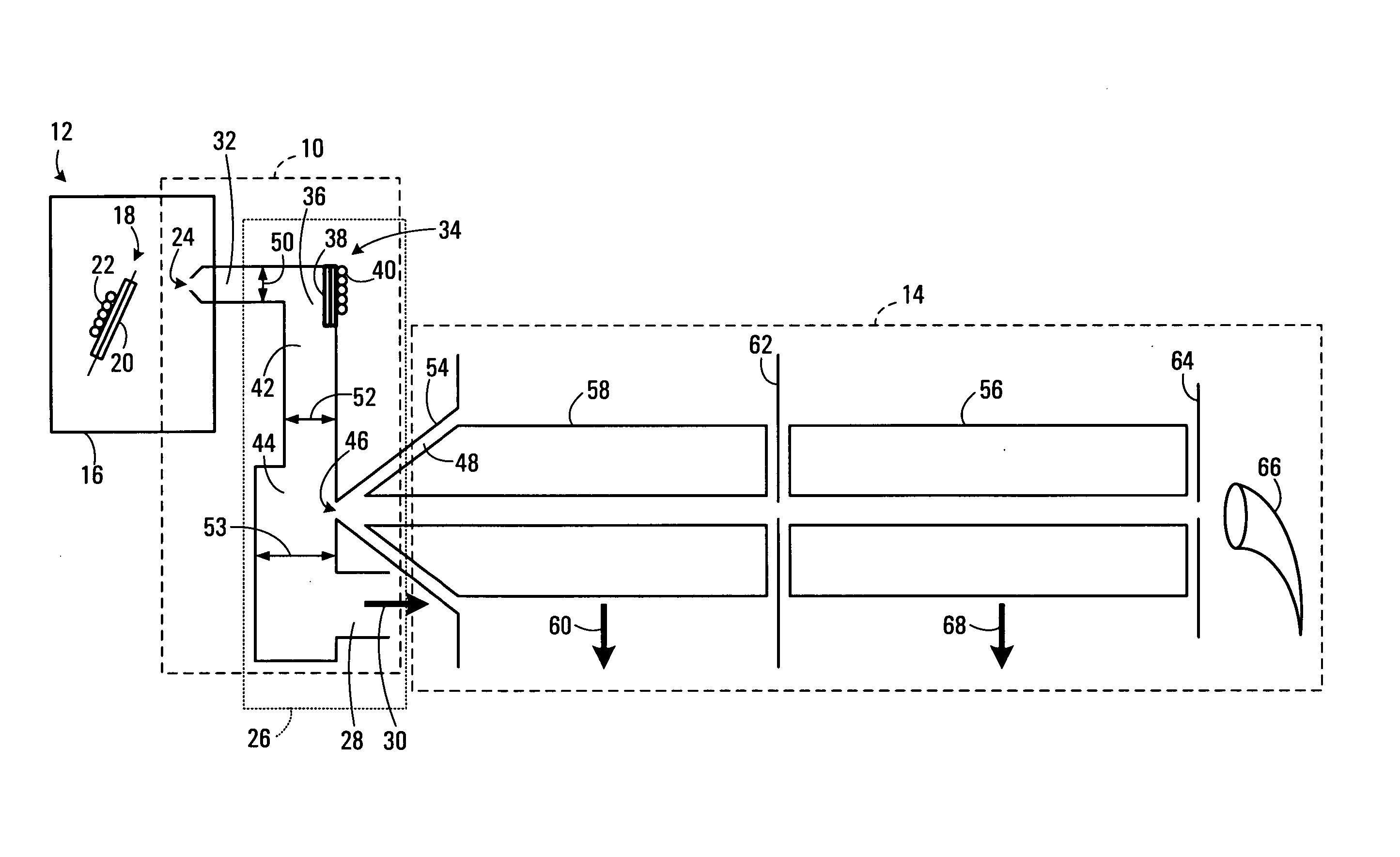 Mass spectrometer interface