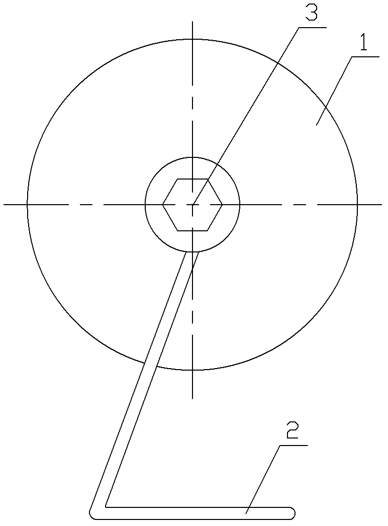 Cable winding plate of manual multiple-linked fast cable coiling and uncoiling